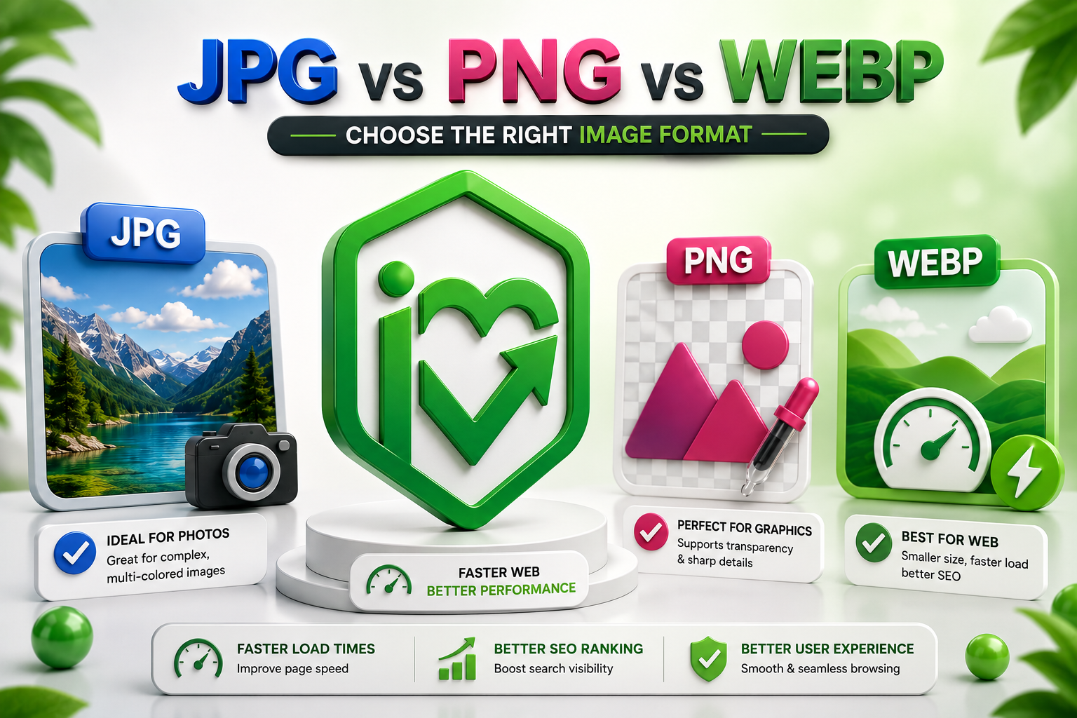 JPG vs PNG vs WEBP: Which Image Format is Best for Web Speed? (2026)